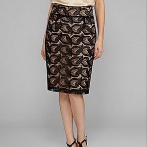 Antonio Melani Bertie Lace Pencil Skirt NEW Sz 10
